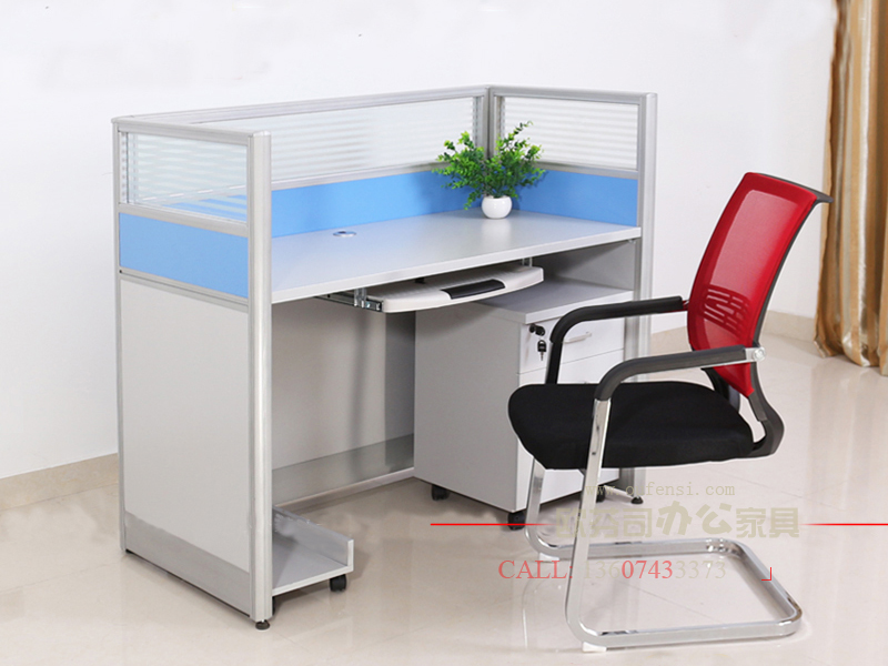 直型屏風辦公桌009